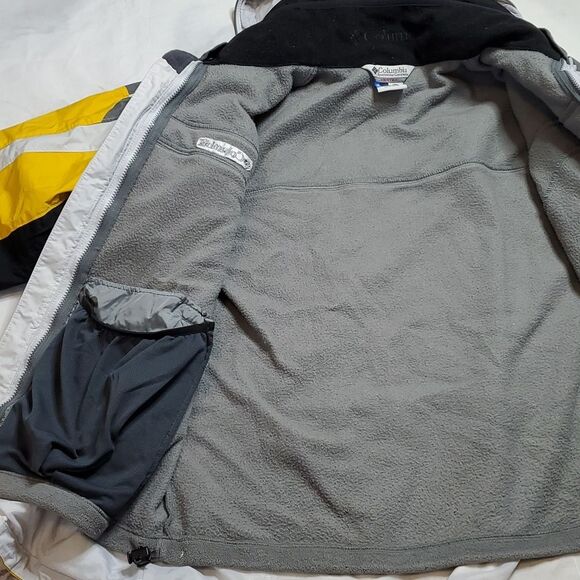 Columbia Sportswear Black/Yellow Vertex Omni-Shield Layered Coat - Picture 10 of 12